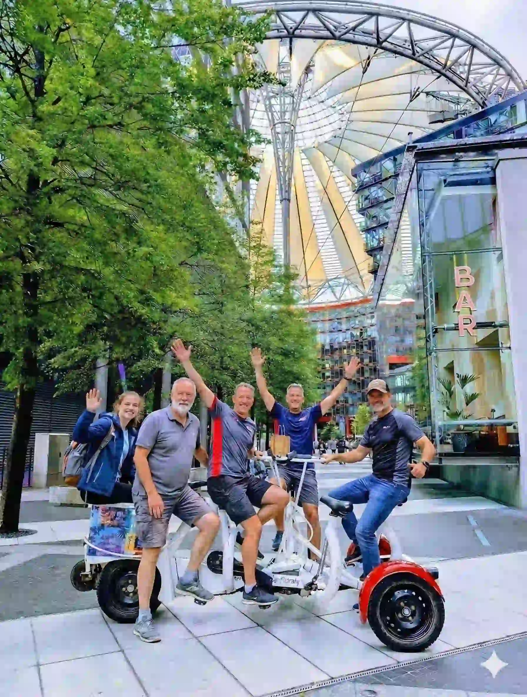 Potsdamer Platz Sony Center Teambike Conferencebike