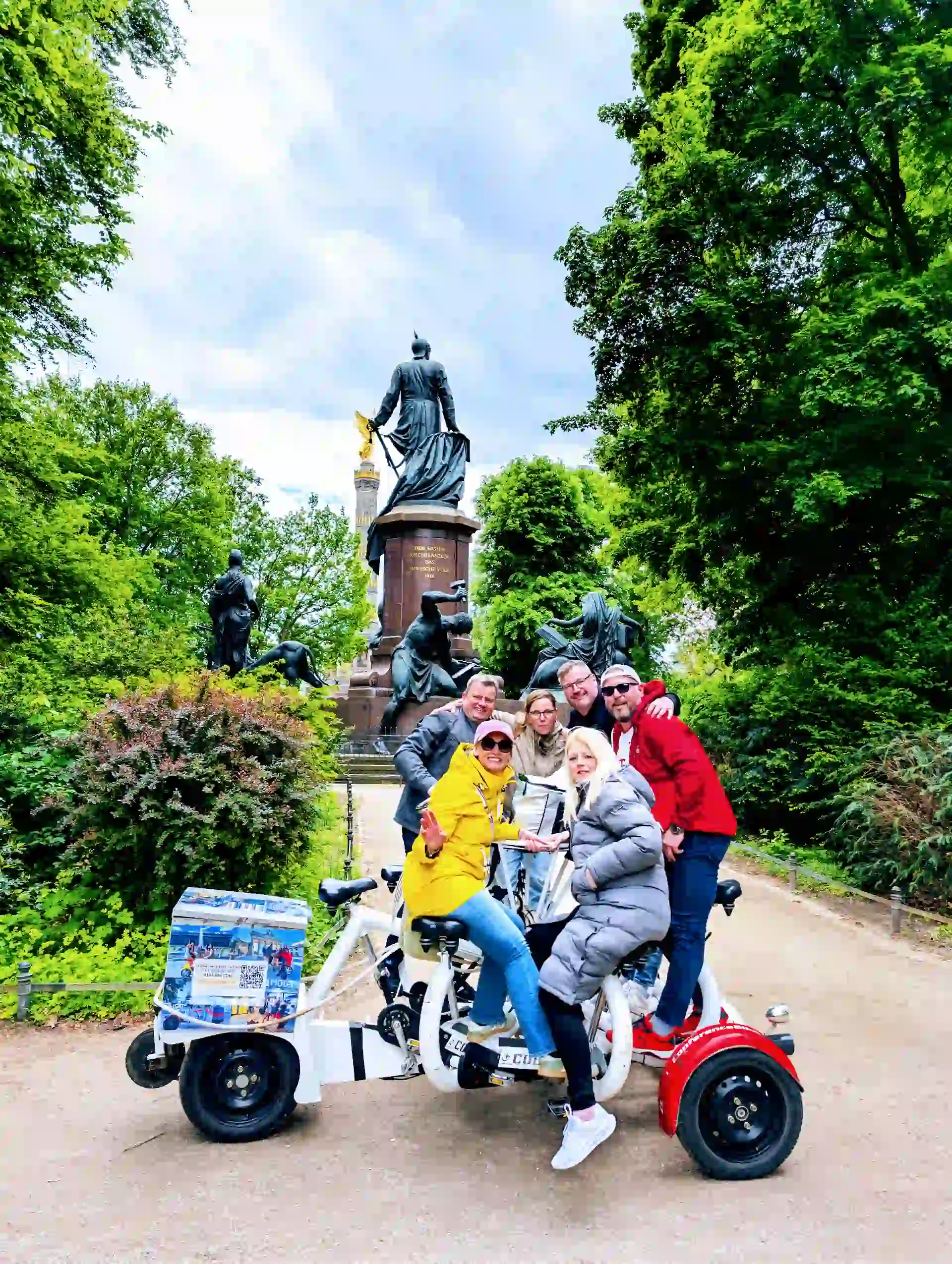 Teambike Tour Berlin Tiergarten - Konferenzrad Ausflug statt gewöhnlichem Funbike